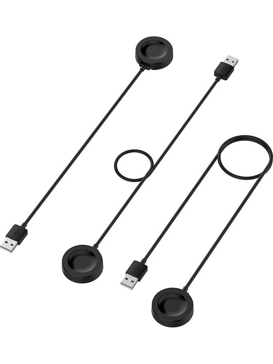 Techsuit Ladegerät für Huawei Watch 4, Huawei Watch 4 Pro, Honor 4 Pro Schwarzς
