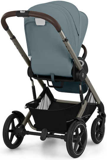 Cybex Talos S Lux Adjustable Baby Stroller Suitable for Newborn Stormy Blue / Taupe Frame 14.2kg
