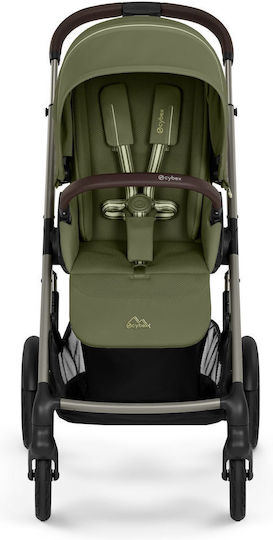 Cybex Talos S Lux Adjustable Baby Stroller Suitable for Newborn Moss Green / Taupe Frame 14.2kg