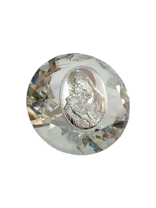 Kalliopi Silver Amulet Alb 10x10cm 1buc
