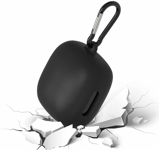 Techsuit Case Silicone in Black color for Apple AirPods 1 / AirPods 2