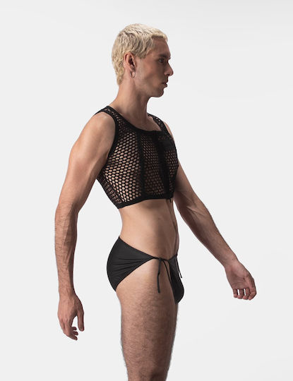 Barcode Berlin Sexy Ανδρικό Top Μαύρο
