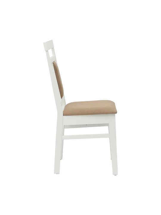 Столички Трапезария Λευκό Και Καφέ 2бр 36x44.5x91.5бр
