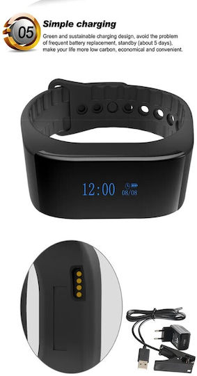 30190-540 Smartwatch (Μαύρο)