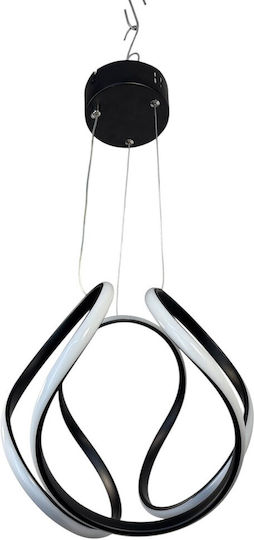 Epiplo-Fos Pendant Light Black 30x30x80cm