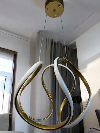 Epiplo-Fos Pendant Light Gold 30x30x80cm