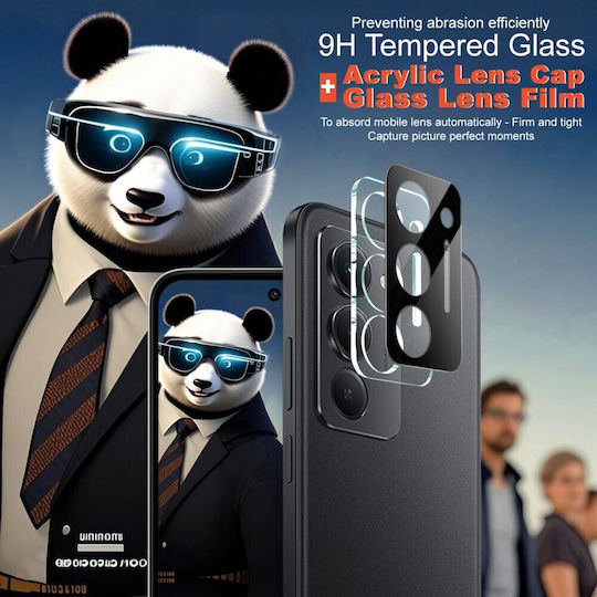 Imak Camera Protection Tempered Glass Black for the Xiaomi Redmi 15 4G / 5G