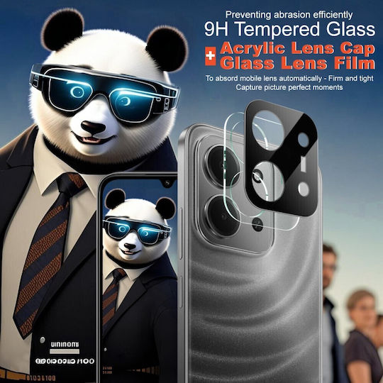 Imak Camera Protection Tempered Glass Black for the Xiaomi Redmi 15C, Poco C85