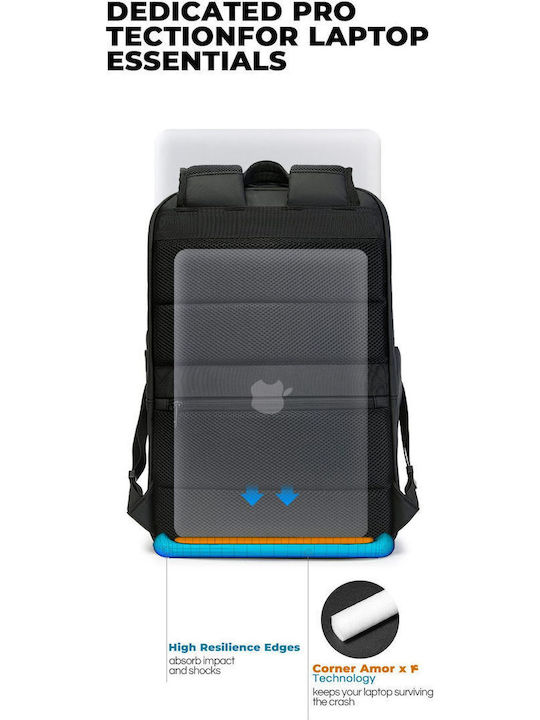 Bange Waterproof Backpack Backpack for 15.6" Laptop Black 3076