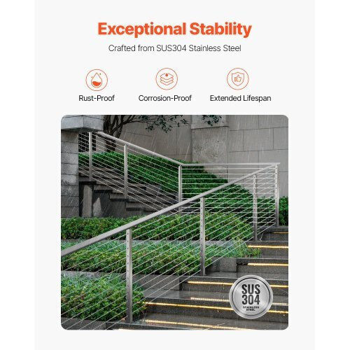 Vevor Garden Fencing Material 1pcs Silver