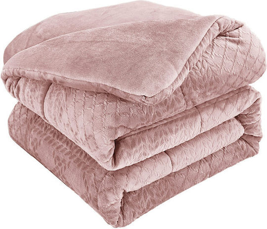 Liolios Home Κουβερτοπάπλωμα King Size 260x240εκ. Prestige Pink