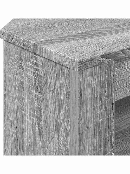 TV-Ständer Grau Spanplatte M102xT40,5xH45cm