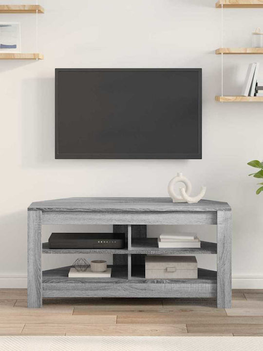 TV-Ständer Grau Spanplatte M102xT40,5xH45cm