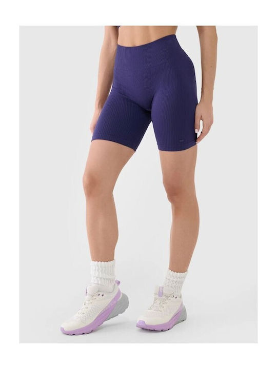 Functional Training Γυναικείο Ποδηλατικό Κολάν Ψηλόμεσο Dark Blue
