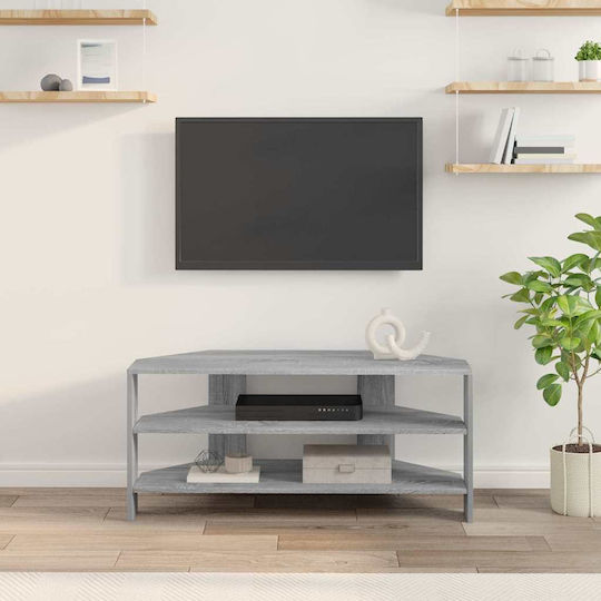TV-Ständer Grau Spanplatte M102xT40.5xH45cm