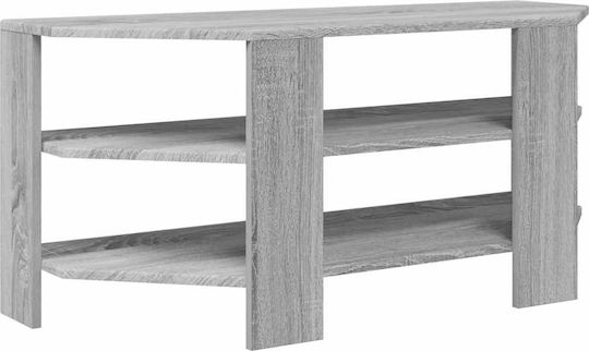 TV-Ständer Grau Spanplatte M102xT40.5xH45cm