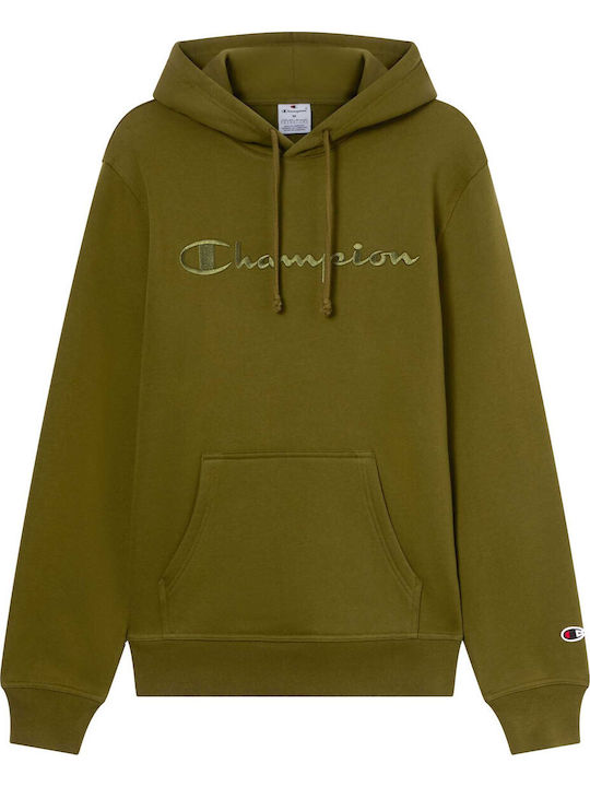 Hooded Sweatshirt Суитшърт с Качулка Зелен