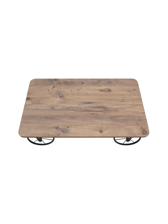 Rechteckiges Zentral Kaffeetisch Jemmy aus Massivholz Akazie M90xL55xH33cm GP038-0022 Stück