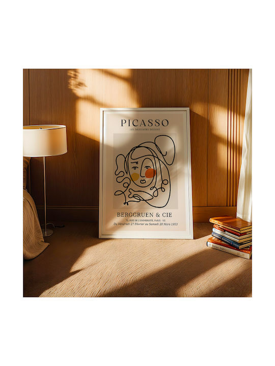 Poster Pablo Picasso Les Dejeurenes Dessins Art239 30cm X 40cm Μαύρη Ξύλινη Κορνίζα