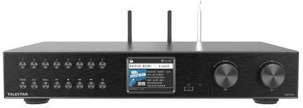 TELESTAR Rack Radio with DAB+ / FM Receiver , Bluetooth & Recording Mode