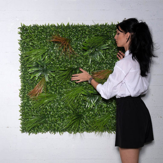 Supergreens Panou artificial de frunziș Capete de Dracaena Grass 1x1m Artificial