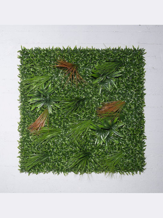 Supergreens Artificial Foliage Panel Drakaina Chortari Heads 1x1m Artificial