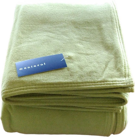 Manterol Casa Arica Κουβέρτα Ισπανίας Fleece Μονή 160x240εκ. Πορτοκαλί
