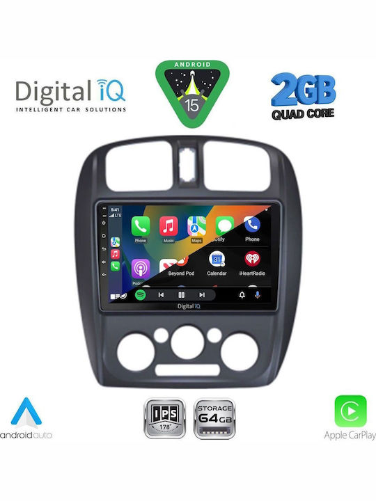 Digital IQ Car Audio System for Mazda 323 1998-2004 (Bluetooth/USB/WiFi/GPS/Apple-Carplay/Android-Auto) with Touch Screen 9"
