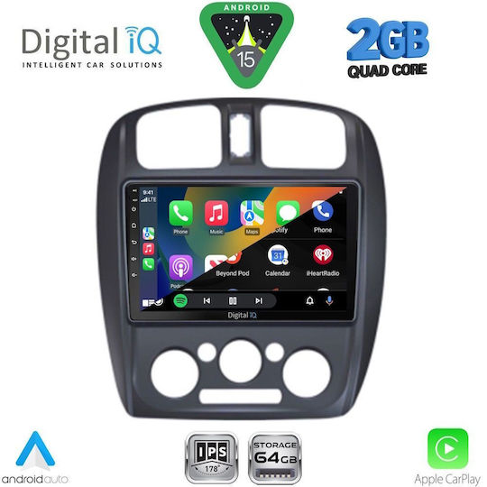 Digital IQ Car Audio System for Mazda 323 1998-2004 (Bluetooth/USB/WiFi/GPS/Apple-Carplay/Android-Auto) with Touch Screen 9"