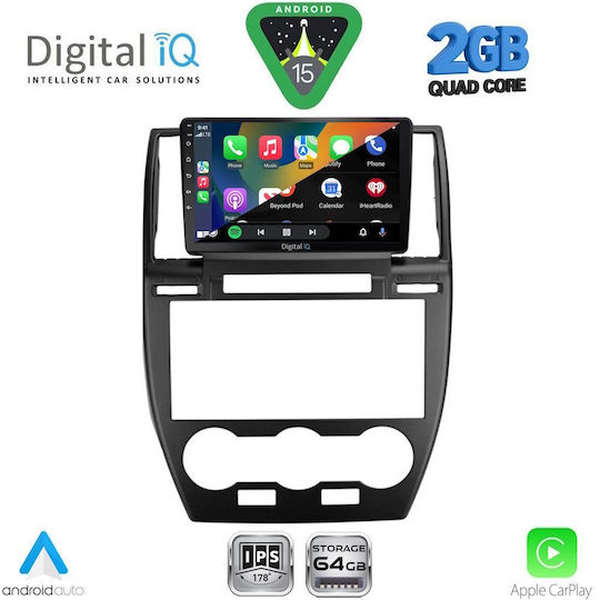 Digital IQ Car Audio System for Land Rover Freelander 2006-2014 (Bluetooth/USB/WiFi/GPS/Apple-Carplay/Android-Auto) with Touch Screen 9"