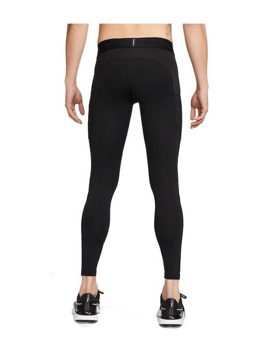 Nike Pro Warm Men's Sports Long Leggings Black