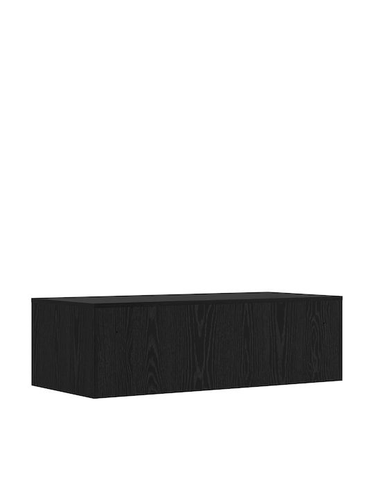 Desk Wooden Black Beech 100x45x30cm