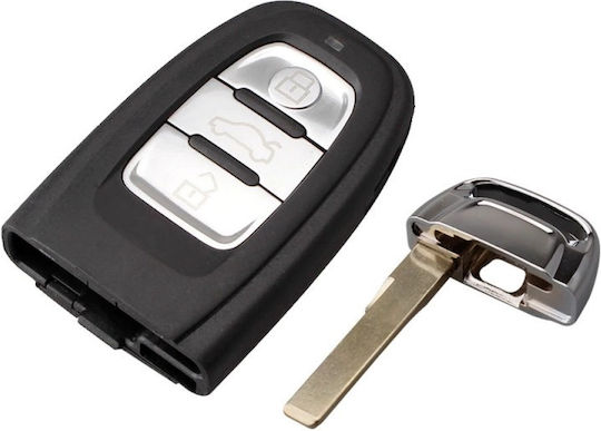 Techstar Komplett Autoschlüssel Schutzhülle Kompatibilität Audi A4l/q5 3 Tasten 8to959754c 868mhz