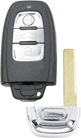 Techstar Komplett Autoschlüssel Schutzhülle Kompatibilität Audi A4l/q5 3 Tasten 8to959754c 868mhz