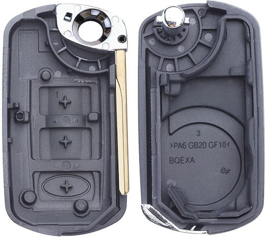 Techstar Car Key Case Compatible Land Rover Range Rover 3 Buttons