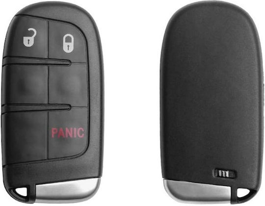 Husă Pentru Chei Auto Compatibilă Chrysler Dodge Jeep Fiat 3 Butoane Lamă Baterie Știfturi