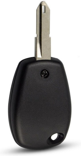 Husă Pentru Chei Auto Compatibilă Renault Clio Megane Modus Espace Scenic Laguna Dacia Logan Duster Sandero 3 Butoane Neagră Ne73