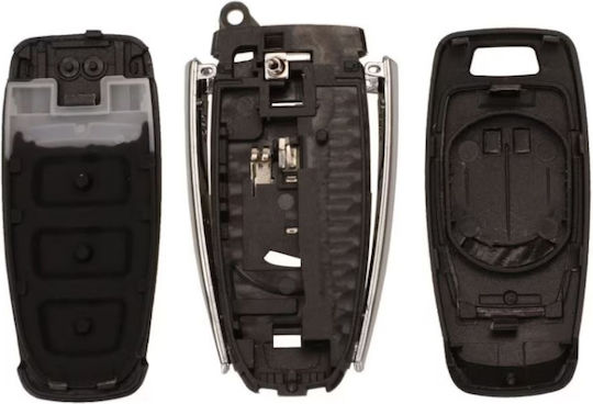 Husă Pentru Chei Auto Compatibilă Cu Modelele Audi A6 C8 A7 A8 Q8 3 Butoane