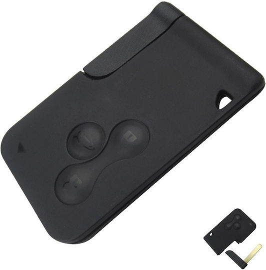 Techstar Car Key Case Compatible Renault Clio Megane Scenic Grand Scenic 3 Buttons