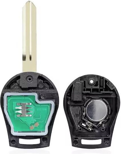 Husă Complet Programabilă Pentru Cheie Auto Compatibilă Nissan Qashqai X-trail Navara Pathfinder Murano Infiniti Fx – 2+1 Butoane Cip Id46 433mhz Fcc Cwtwb1u751