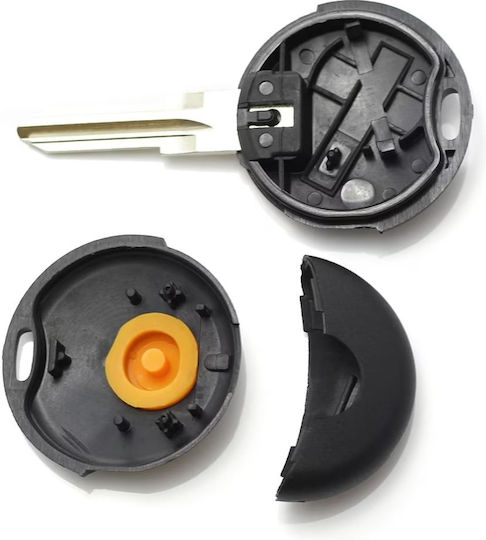 Husă Pentru Chei Auto Techstar Compatibilă Mercedes-Benz Smart 1 Buton Compatibilă Modele 1998–2007 Fortwo Forfour City Coupe Cabrio