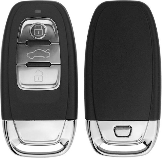 Techstar Autoschlüssel Schutzhülle Kompatibilität Audi A4l A6l A5 A6 A7 A8 Q5 Q7 S4 S5 S6 3 Tasten