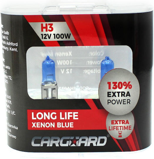 CarGuard Lămpi Autoturismului H3 Halogen Alb 12V 100W 2buc