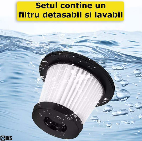 Aspirator de mână pentru mașină Aspirare uscată cu Putere 150W Reîncărcabil 12V