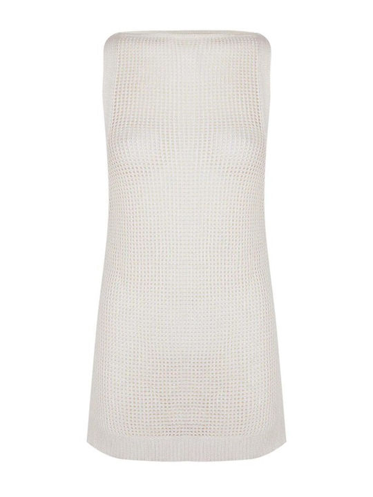 Vix Women's Mini Caftan Beachwear Off-white
