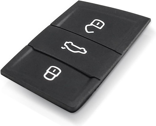 Membrană Buton Cauciuc Cheie Mașină VW Golf 7 Polo Seat Leon Ibiza Ateca Skoda Kodiaq Karoq Fabia – Tastatură 3 Butoane Compatibilă Modele VAG