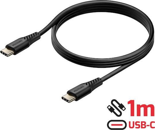 Swissten 65W PD 2x USB-C 30W USB 3.0 QC 30W Cell Phone Car Charger USB-C Cable Black