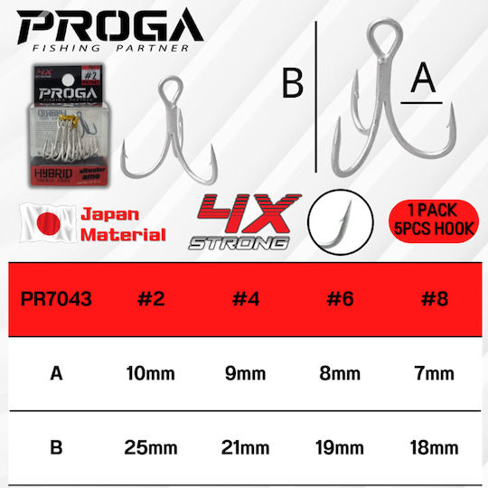 Proga Stringer Tremble 4x Strong Hybrid Pr7043 No2 5 Units