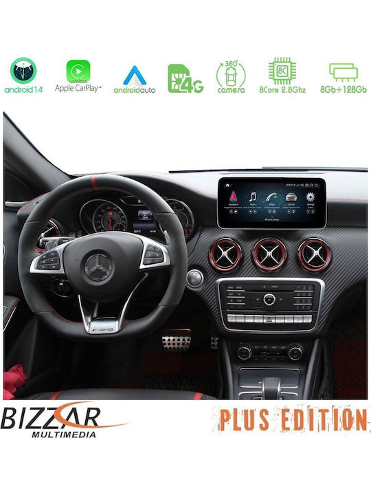 Bizzar Car Audio System for Mercedes-Benz GLK 2013 – 2015 (Bluetooth/USB/AUX/WiFi/GPS/Apple-Carplay/Android-Auto/CD) with Touch Screen 10.25"