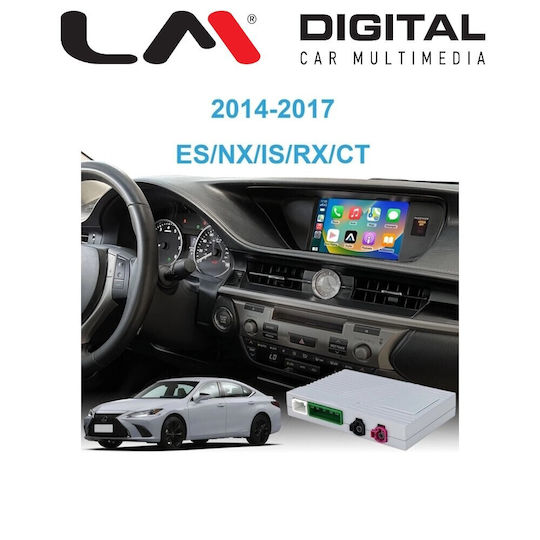 LM Digital Ηχοσύστημα Αυτοκινήτου για Lexus ES / UX / NX / RX (Bluetooth/USB/WiFi/GPS/Apple-Carplay/Android-Auto)